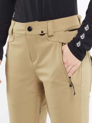 VOLCOM-Pantalon Stretch Species - DARK KHAKI-3