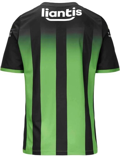 KAPPA-Maillot Kombat Home Cercle Bruges Football Homme Noir Vert-1