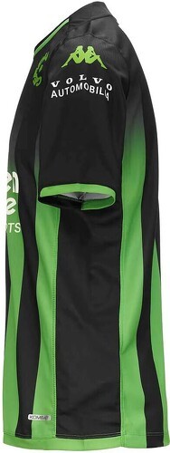 KAPPA-Maillot Kombat Home Cercle Bruges Football Homme Noir Vert-2