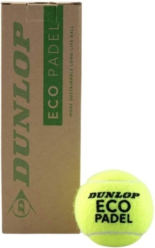 DUNLOP-Dunlop Eco Padel Ball Tin-0