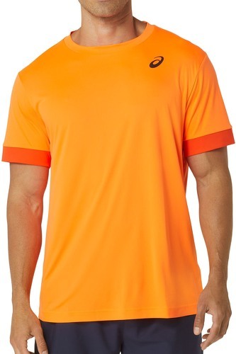 ASICS-Asics T-Shirt Court SS Top Heren Oranje-image-1
