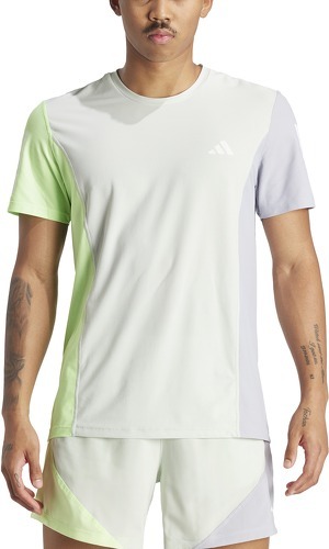 adidas Performance-T-shirt Own The Run Colorblock-4