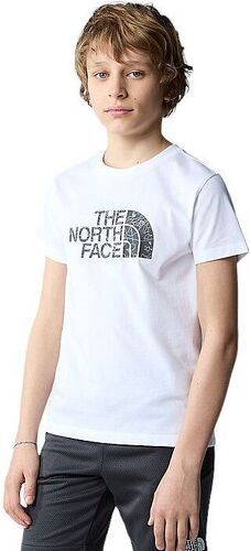 THE NORTH FACE-T-shirt Easy White/Asphalt Grey Buldering-2