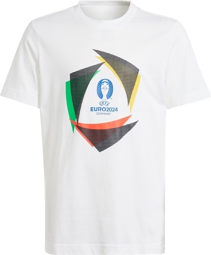 adidas Performance-T-shirt UEFA EURO24™ Official Emblem Ball Enfants-image-1