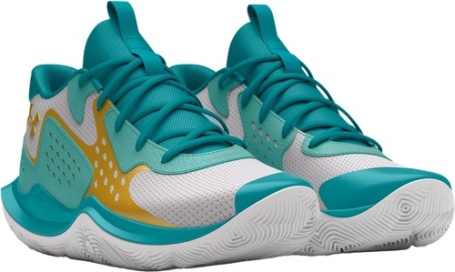 UNDER ARMOUR-Chaussures de Basket Turquoise/Blanche Mixte Under Armour Jet  23-2