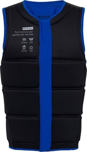 Mystic-2024 Mystic Hommes Star Front Zip Gilet Pare-balles - Blu-2