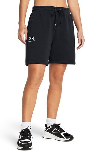 UNDER ARMOUR-Bermuda femme Under Armour Essentials Fleece Relax Boyfriend-2