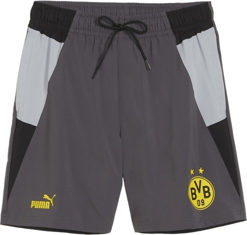 PUMA-Short Borussia Dortmund Woven Homme 2023/24 Gris ( BVB )-image-1