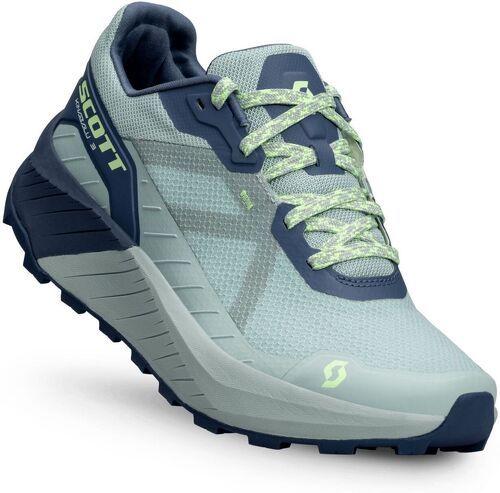 SCOTT -Scott kinabalu 3 fresh green et metal blue chaussures de trail-1