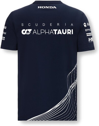 SCUDERIA ALPHA TAURI-T-shirt Homme Alpha Tauri Scuderia Racing Team Officiel Formule 1 Bleu-image-1