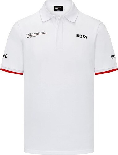 PORSCHE MOTORSPORT-Polo Manches Courtes Porsche Formule 1 Homme Blanc-image-1