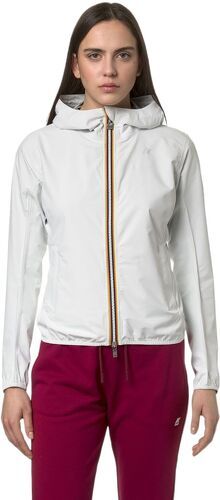 KWAY-Veste Lily Stretch Dot White-1