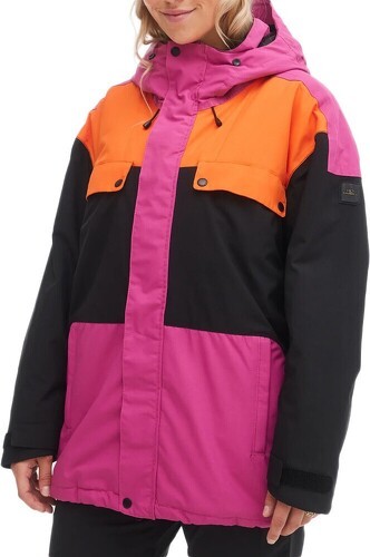 O’NEILL-Manteau de ski O'Neill Noir/Rose Femme Tanzanite Jacket-image-1