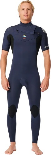 RIP CURL-2024 Rip Curl Hommes Dawn Patrol Performance 2mm Manches Courtes Chest-image-1