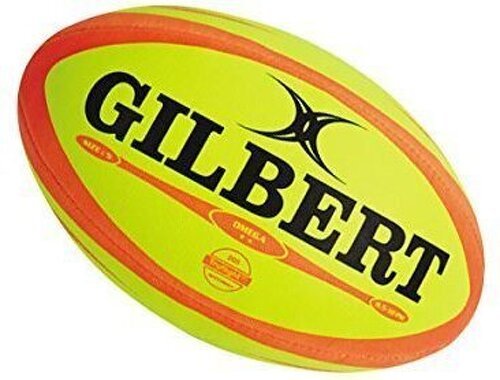 GILBERT-Ballon Gilbert Omega Fluo - Ballon de rugby-4