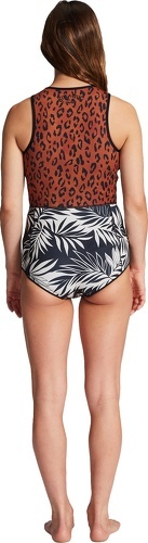 BILLABONG-2024 Billabong Femmes Sol Sista 1mm Front Zip Shorty Combinaison Néopr-1