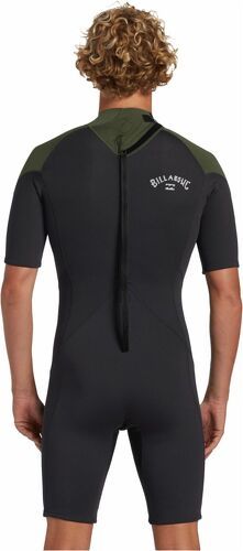 BILLABONG-2024 Billabong Hommes Foil 2mm Back Zip Shorty Combinaison Néoprène AB-2