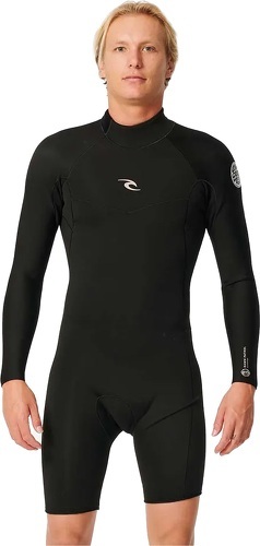 RIP CURL-Rip Curl Hommes Dawn Patrol 2mm Manches Longues Back Zip Shorty C-image-1