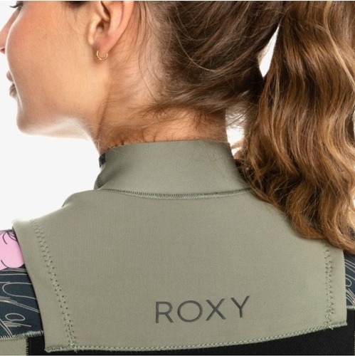 ROXY-2024 Roxy Femmes Elite 1.5mm Manches Longues Front Zip Shorty Combinai-4