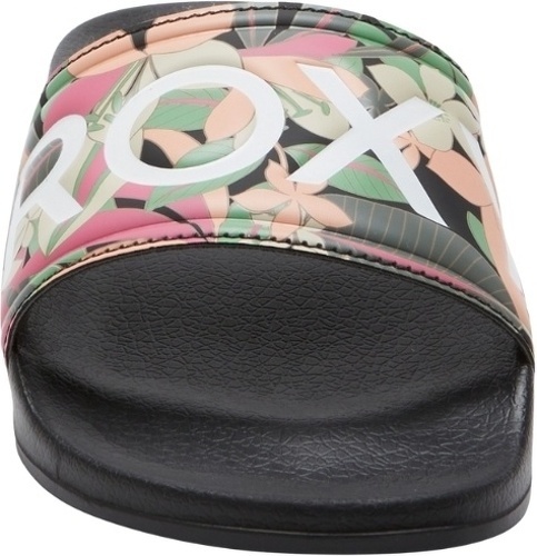 ROXY-2024 Roxy Femmes Slippy Slider Sandals - Black / Pink / Sof-3