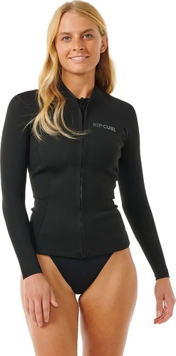 RIP CURL-2024 Rip Curl Femmes Dawn Patrol Veste à Manches Longues - Blac-1