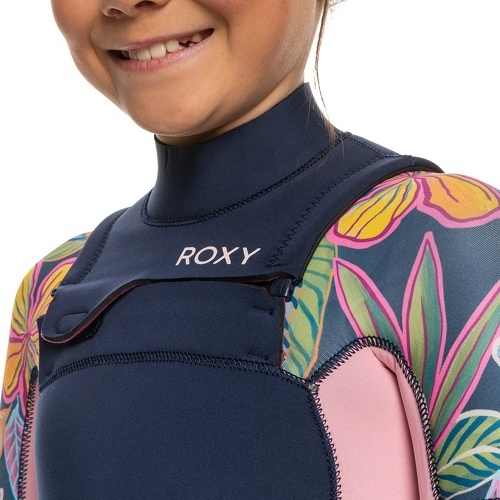 ROXY-2024 Roxy Filles Swell Series 4/3mm GBS Chest Zip Combinaison Néoprène-4