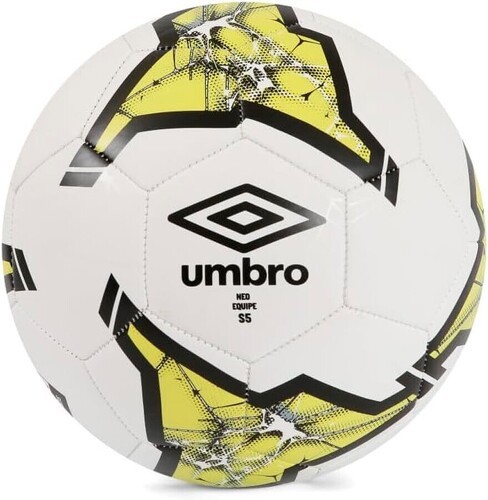 UMBRO-Ballon de Foot Blanc/Jaune Umbro Neo Equipe Ball T5-image-1
