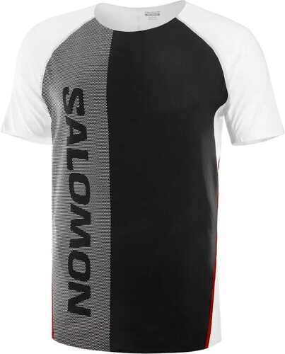 SALOMON-Koszulka Salomon S/LAB Speed M Czarno-biała-image-1