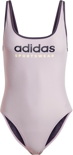 adidas Performance-Maillot de bain dos en U Sportswear-4