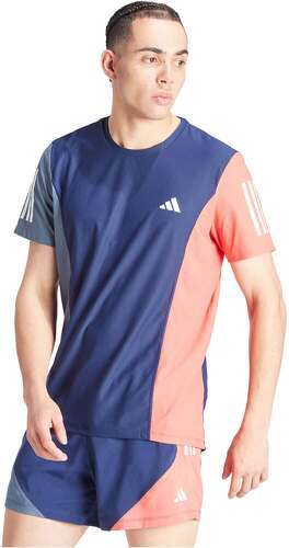 adidas Performance-T-shirt Own The Run Colorblock-3