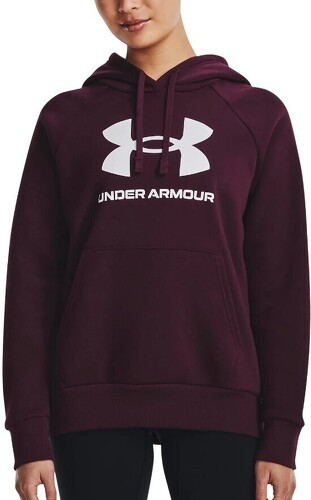 UNDER ARMOUR-Sweatshirt à capuche femme Under Armour Rival Fleece Big Logo-image-1