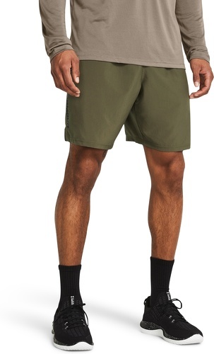 UNDER ARMOUR-Shorts Tech Woven Marine Green/Black-1