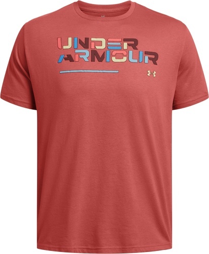 UNDER ARMOUR-T-shirt Under Armour Colorblock Wordmark-image-1