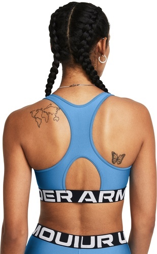 UNDER ARMOUR-Brassière femme Under Armour HeatGear Mid Branded-3