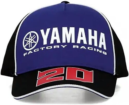 YAMAHA FACTORY RACING TEAM-Casquette Fabio Quartararo Yamaha Factory Racing Dual Collection Logo 3D Officiel Motogp-1