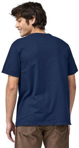 PATAGONIA-T Shirt Fitz Roy Icon Responsibili Lagom Blue-1