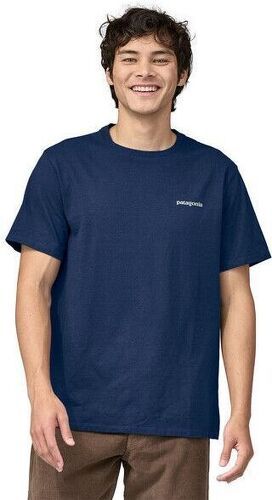 PATAGONIA-T Shirt Fitz Roy Icon Responsibili Lagom Blue-2