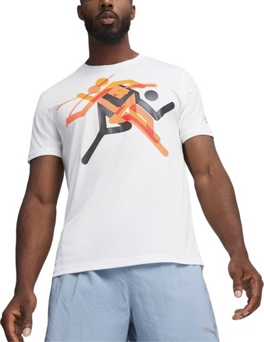 PUMA-T-shirt à imprimé Run Faster Icons Homme-image-1