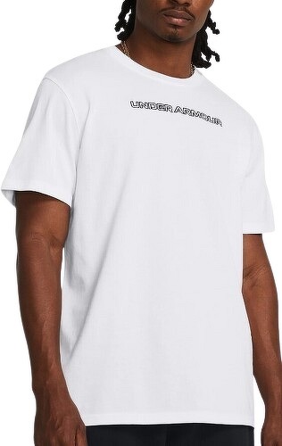 UNDER ARMOUR-T-shirt embrodé Under Armour Heavyweight Logo Overlay-image-1