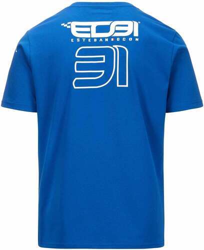KAPPA-T-shirt ARDLO OCON BWT Alpine F1 Team Homme Bleu Officiel-image-1