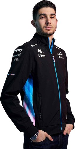 KAPPA-Veste Amdacy BWT Alpine F1 Team Homme Noir Bleu Rose-image-1