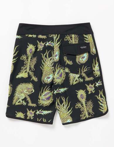 VOLCOM-Boardshort Tetsunori Mod Scallop - BLACK - (ENFANT)-1