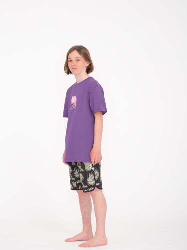 VOLCOM-Boardshort Tetsunori Mod Scallop - BLACK - (ENFANT)-2