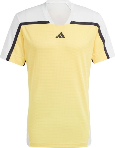 adidas Performance-T-Shirt Adidas Paris Pro FreeLift Orange / Blanc-image-1