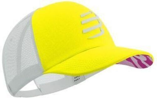 COMPRESSPORT-Compressport trucker cap safe yellow casquette de running-image-1