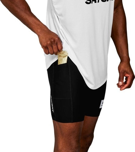 Saysky-Saysky Flow+ Race Short Tights 7" Black-3