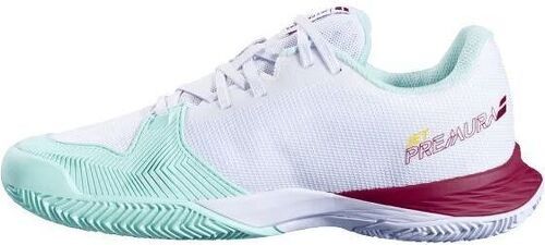 BABOLAT-Baskets Jet Premura 2 White/Red Dahlia-2