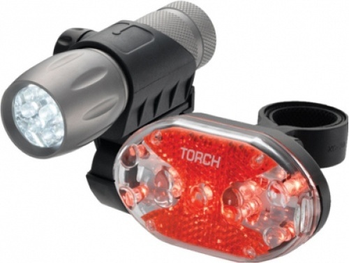 Torch-Éclairage Torch Light Set-High Beamer Tactical 9+Tail Bright 9X-0