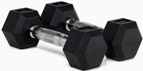 BOOMFIT-Haltères Hexagonaux 1Kg (Paire)-image-1