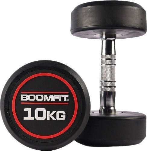 BOOMFIT-Haltères Ronds de musculation 10Kg (Paire)-0